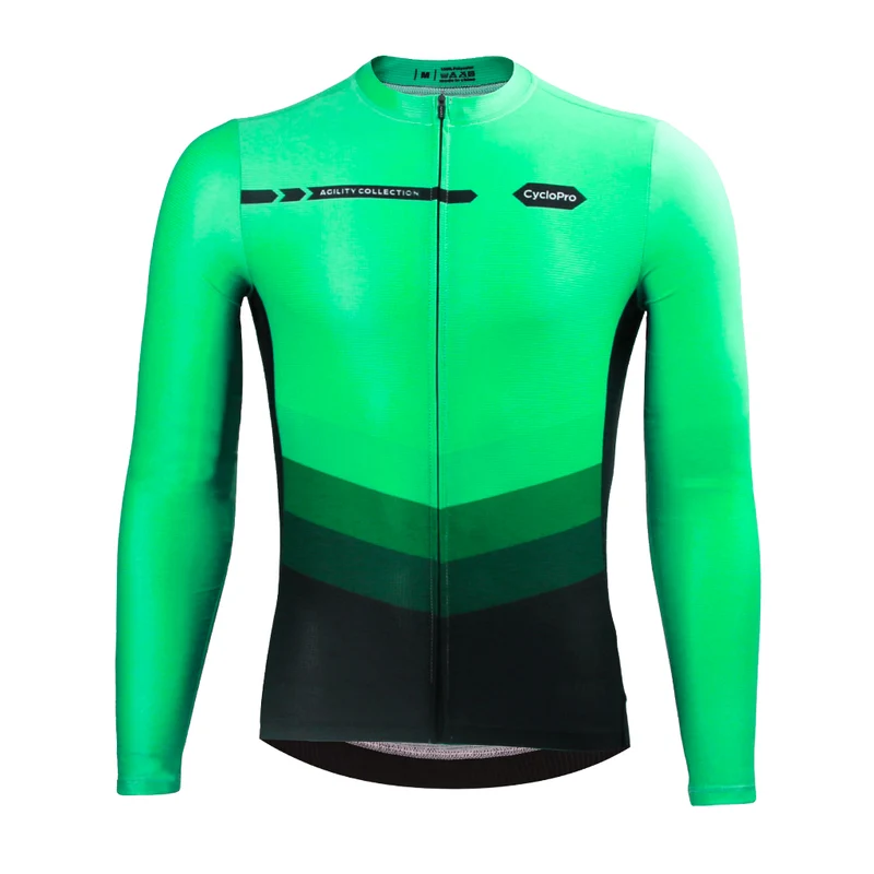 Maglia manica verde a metà stagione | Agilità