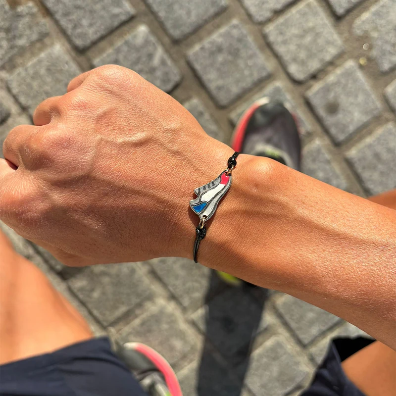 Braccialetto di bici a foglia d'oro