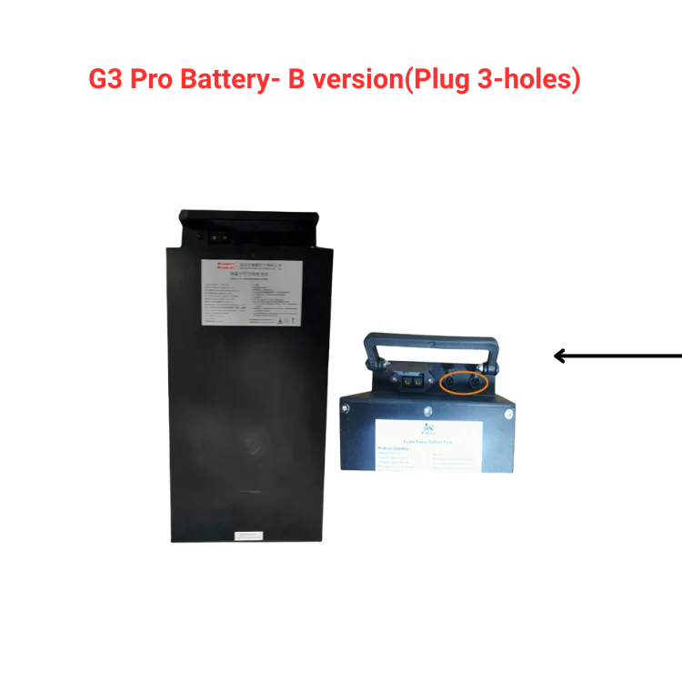 Batteria G3 pro - versione B (spina a 3 fori)
