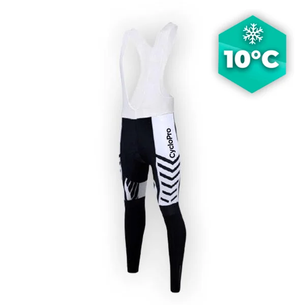 Bianco e nero - ciclista autunnale per donne
