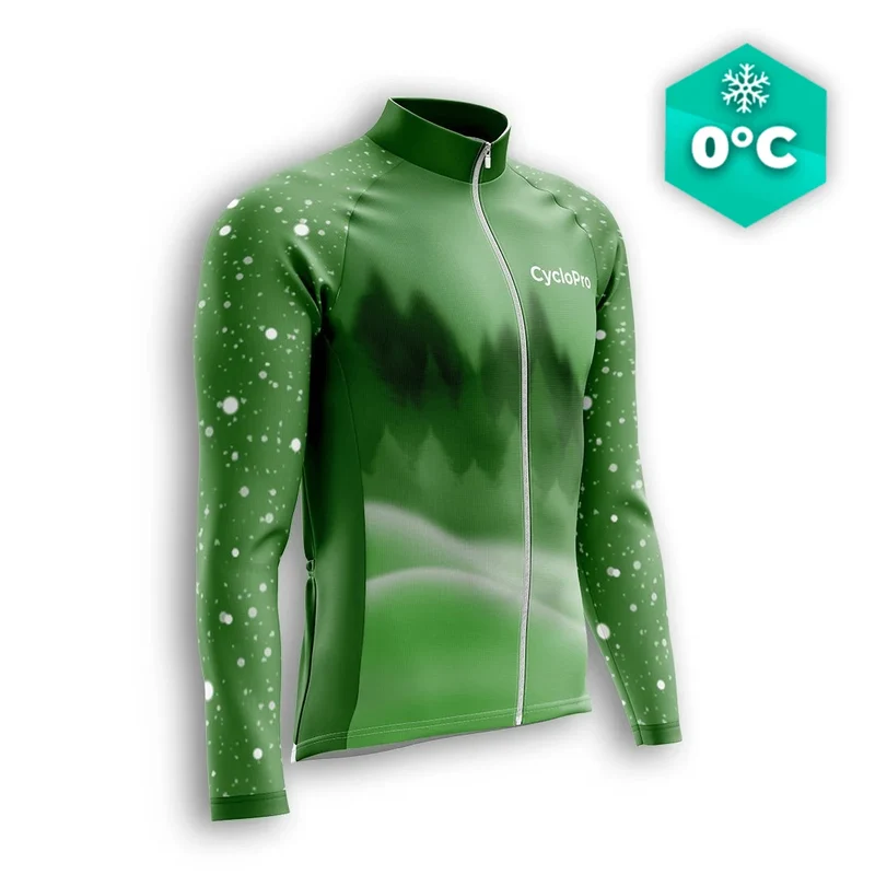 Lunga maglia in bicicletta invernale - Snow+
