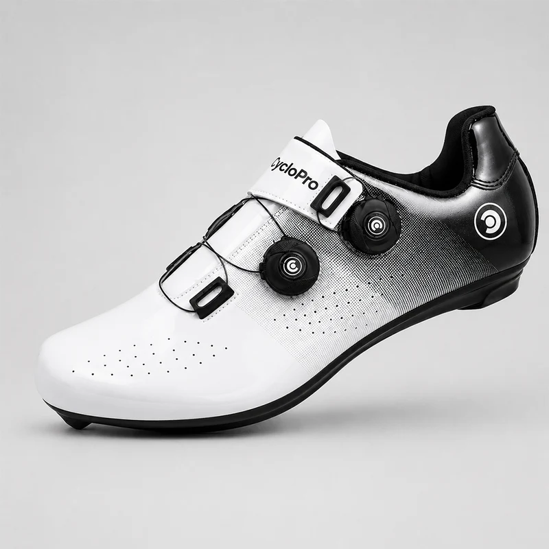 Chaussures Vélo de Route SpeedMax Blanches