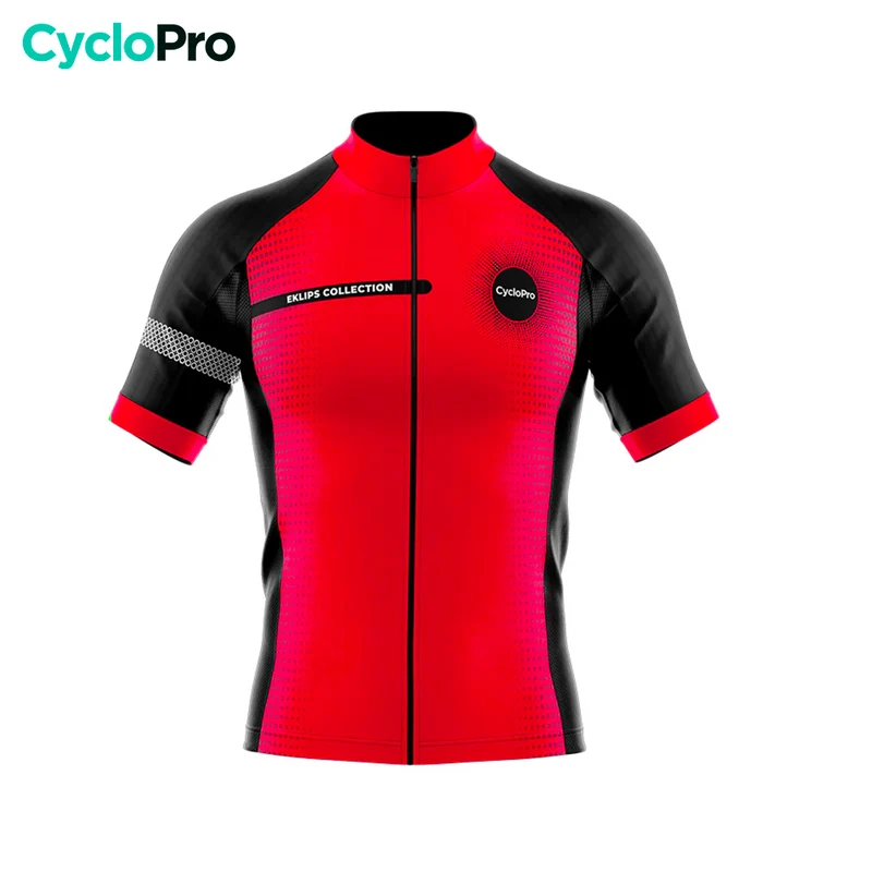 Maglia ciclistica rossa - Eklips - Destockage