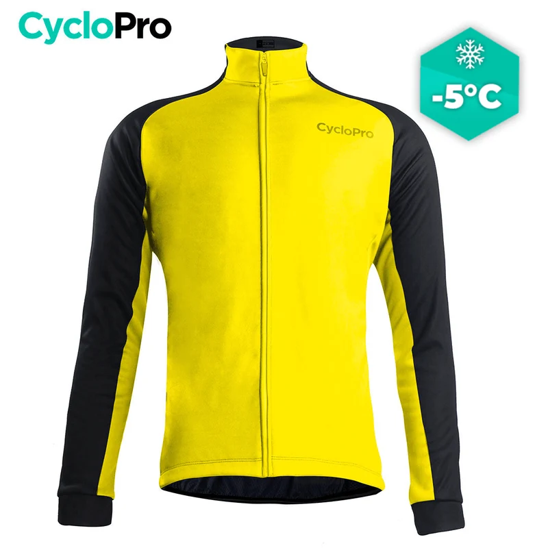 Giacca termica ciclismo giallo - thermika - destinaggio