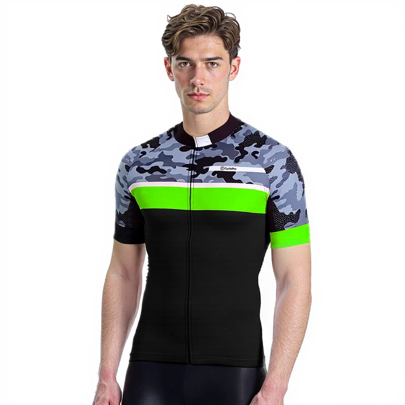 Jersey per ciclismo verde - Camoride