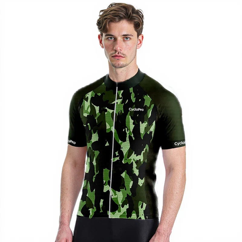 Cicling Jersey Green Leaf - Militari+