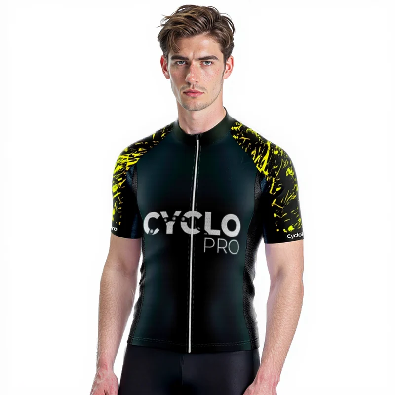 Maglia ciclistica gialla - ciclopro
