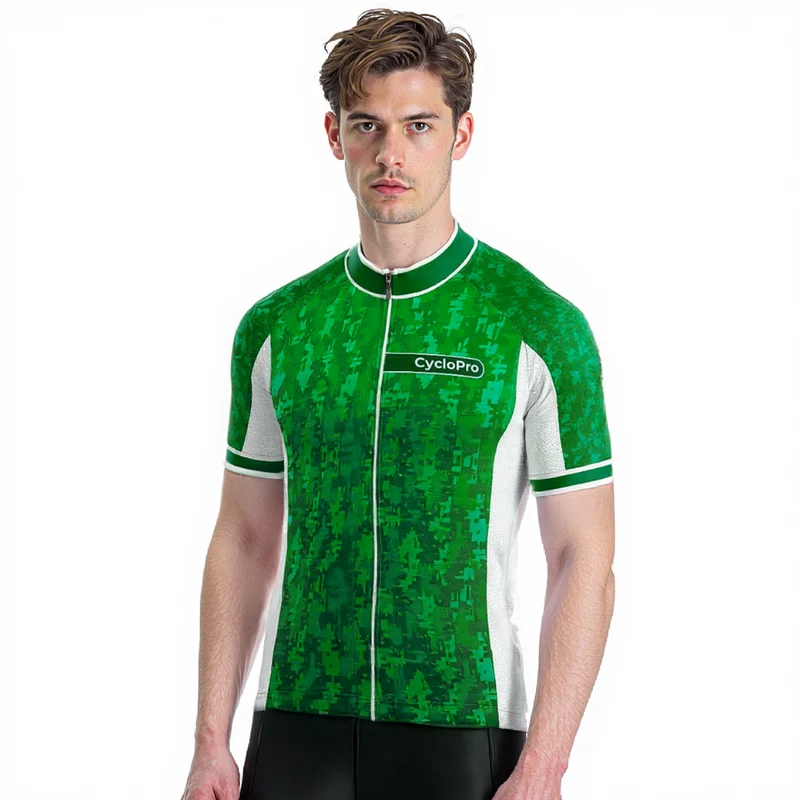 Green Route - Pixel+ Cycling Jersey