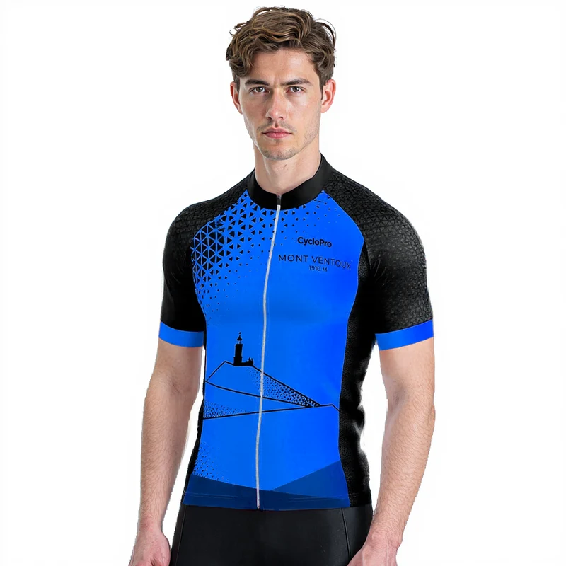 Cicling Jersey Mont Ventoux Bleu - Performance