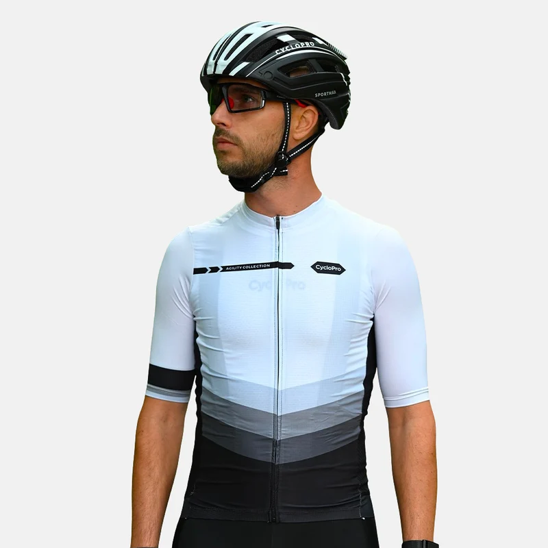Maglia ciclistica bianca - agilità