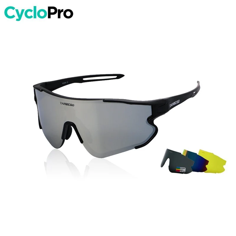 Lenti intercambiabili degli occhiali per biciclette - Black - Optimax