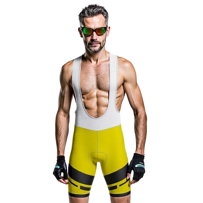 Cosce di ciclismo giallo - ultrasecure