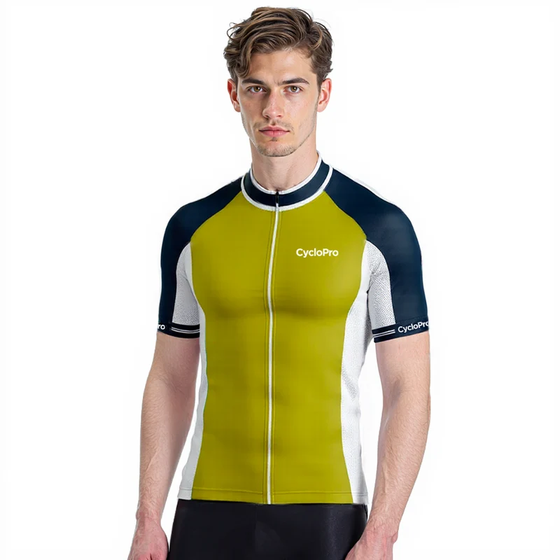 Jersey per ciclismo su strada gialla - Uni+