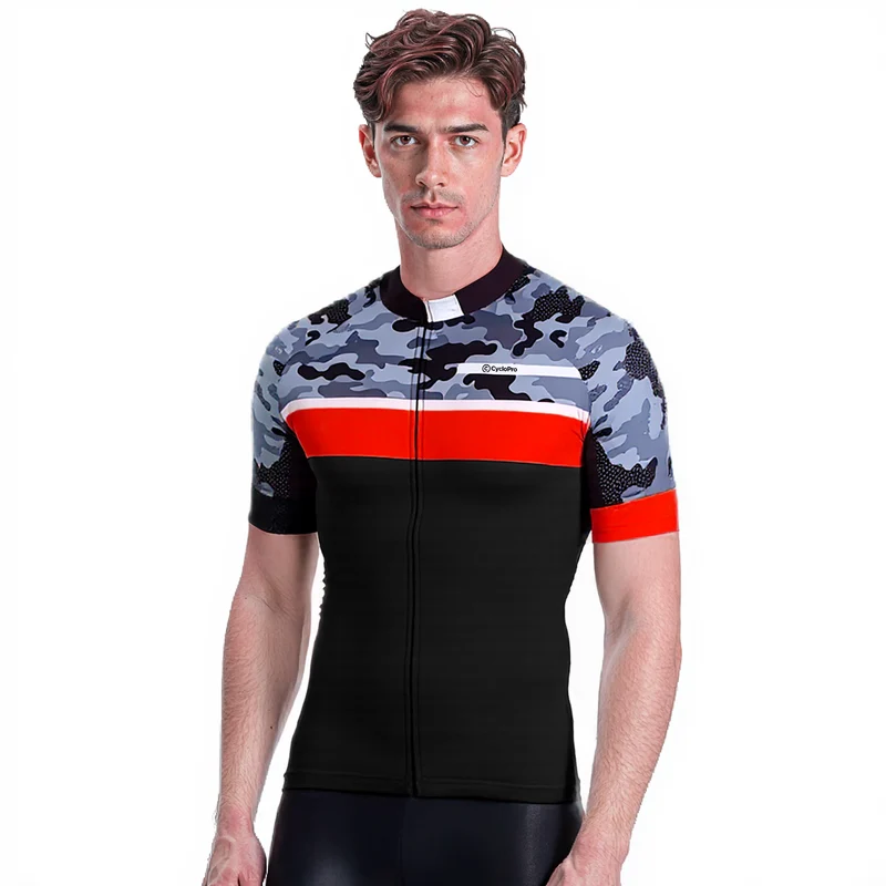 Maglia ciclistica rossa - Camoride