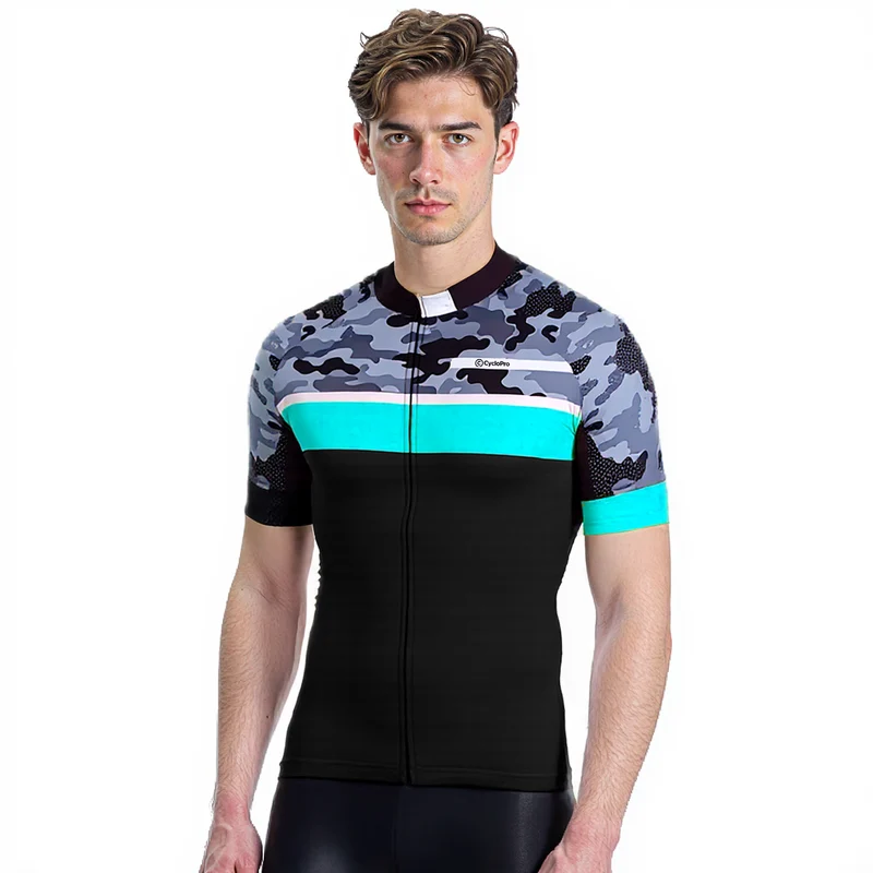 Maglia ciclistica turchese - Camoride