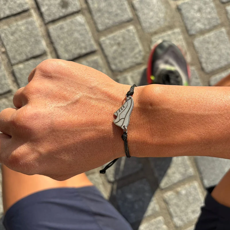 Braccialetto di bici a foglia d'oro