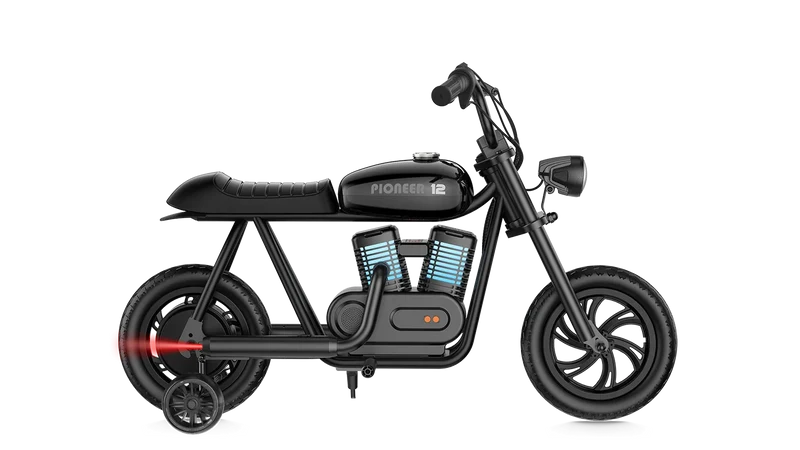 eMOTO Hyper Gogo Pioneer 12 Plus Without Training Wheels - Black - In a Box