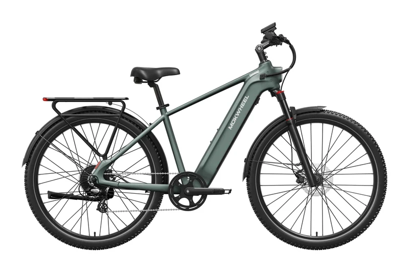 eBike Mokwheel Tarmac - Step Over - Pine Green - In a Box