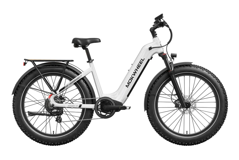 eBike Mokwheel Basalt 2.0 - Step Thru - White - In a Box