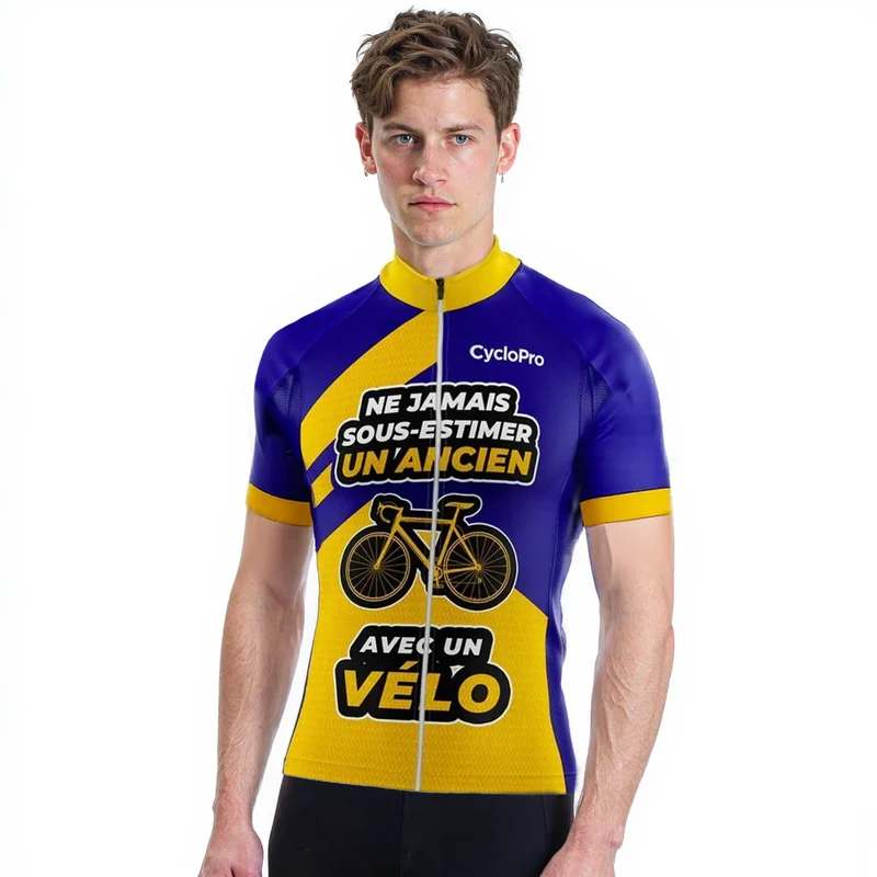 Jersey per ciclismo su strada - vecchio in bicicletta