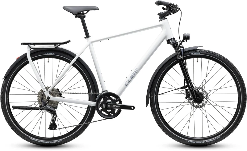 Cube Kathmandu Pro metallicwhite´n´chrome 2027