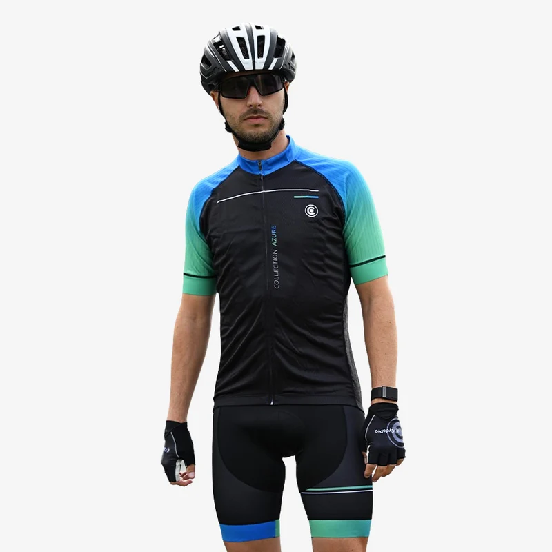 Blue Cycling Outfit - Azure Collection