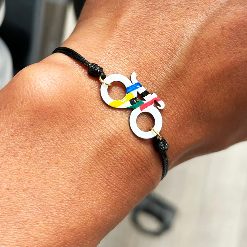 Bracciale per bici a colori - Edizione colorata