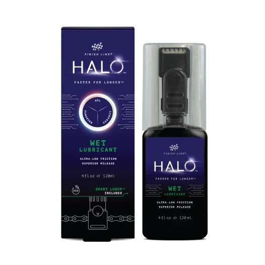 Finish Line HALO Wet Lube 120ml Flasche + Luber