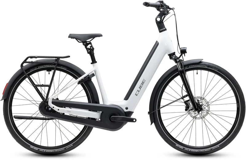 Cube Supreme RT Hybrid Comfort EX 600 metallicwhite´n´reflex EE 2027