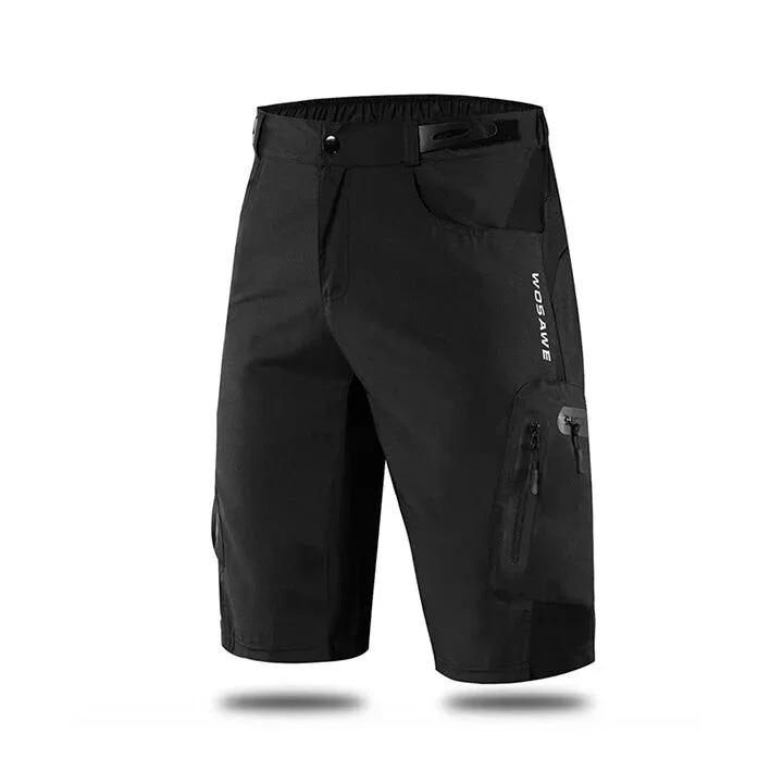 Shorts per mountain bike per uomini neri | Agilitymax