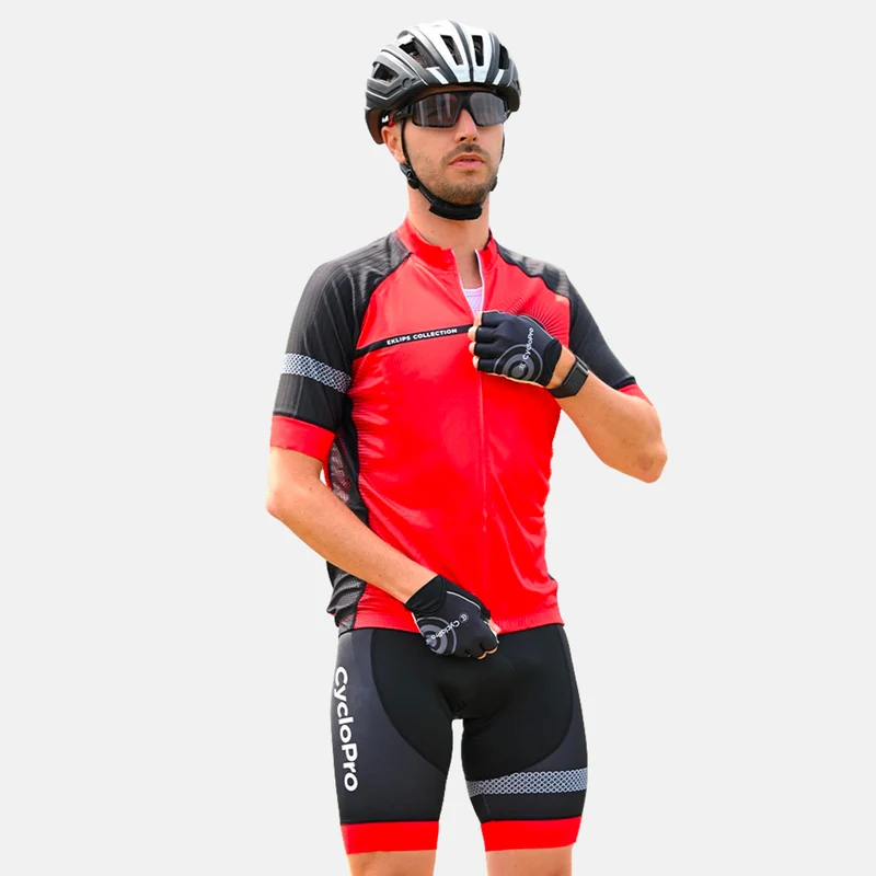 Red Summer Cycling Outfit - Collezione Eklps