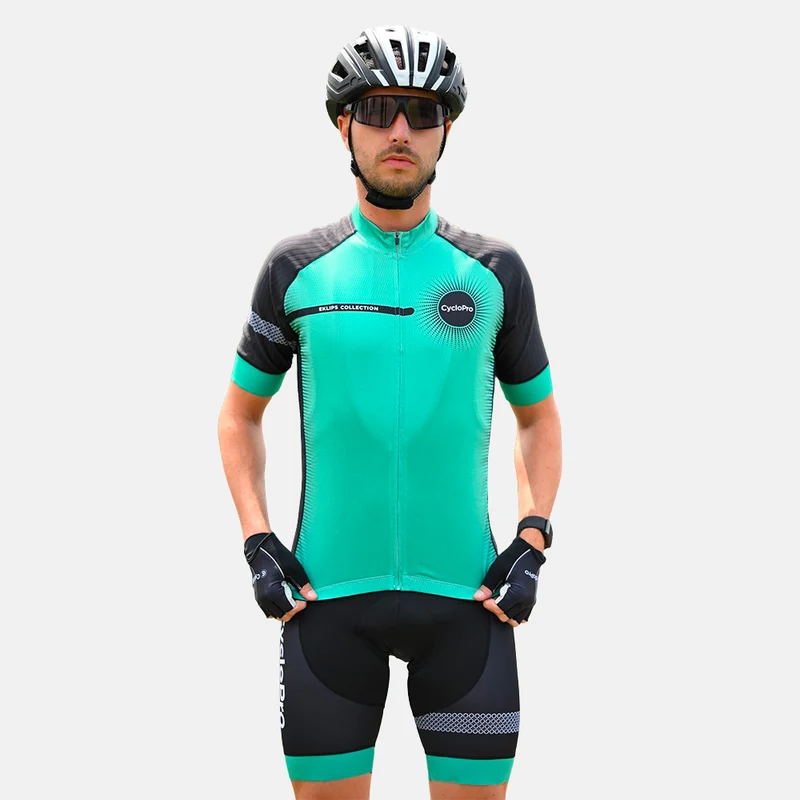 Turquoise Cycling Outfit - Collezione Eklps