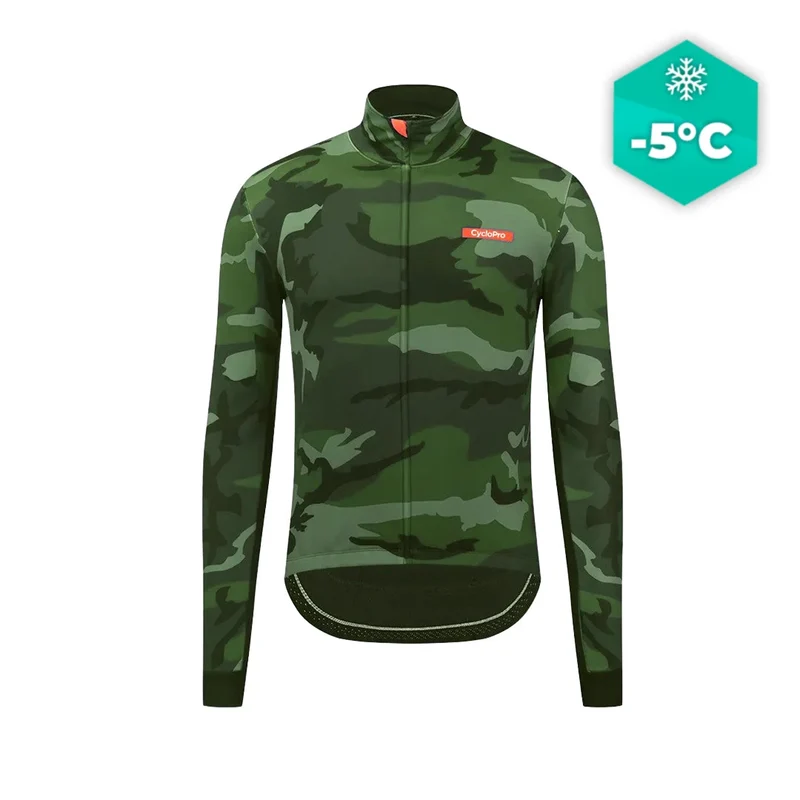 Giacca termica ciclistica verde - comandante