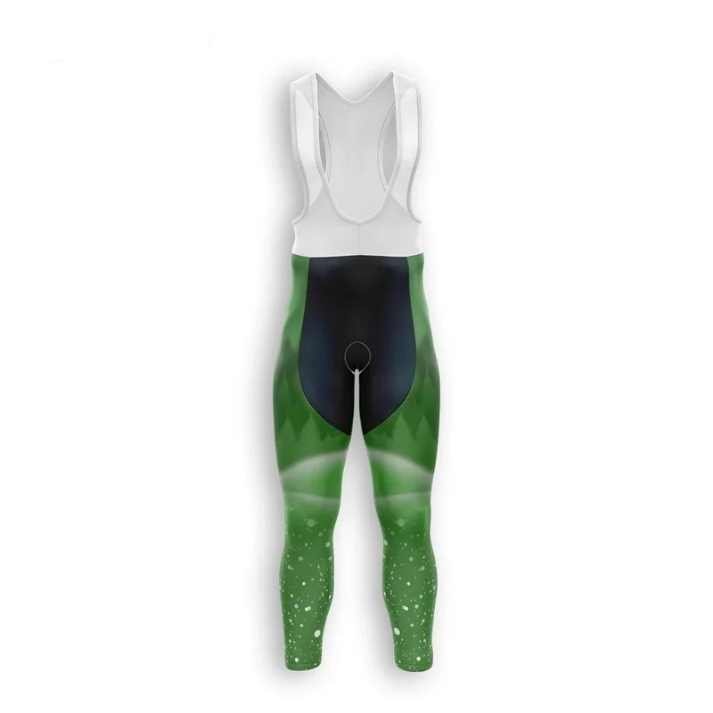 Ciclista umano verde autunno - Snow+