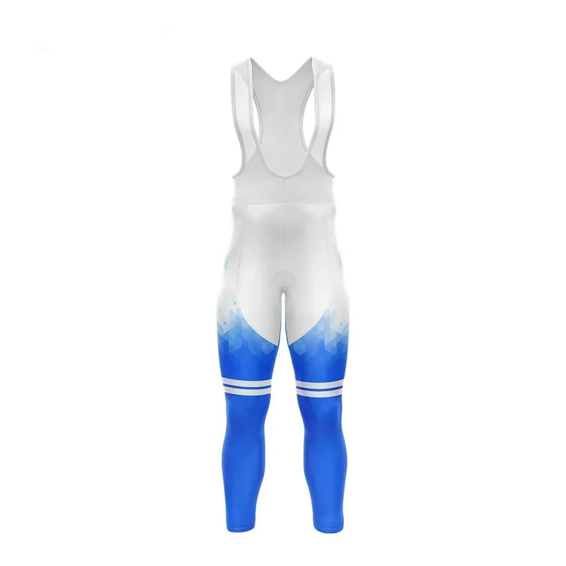 Autumn Blue Man Cyclist - Crystal+