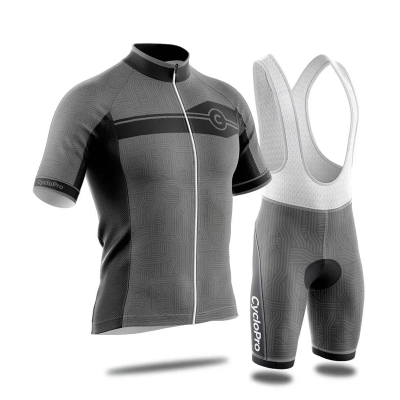 Cycling Outfit Summer Grey Man - Diamond+