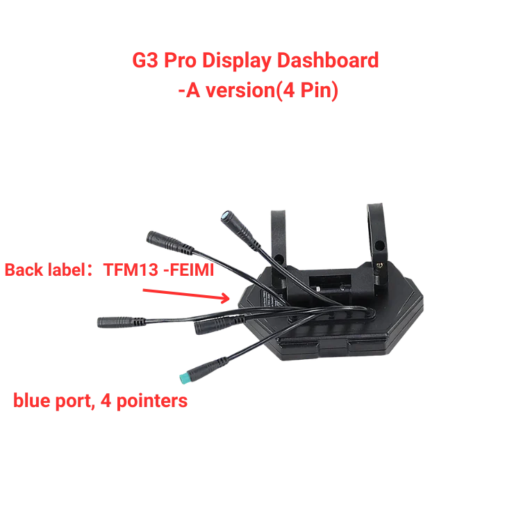Kukirin G3 Pro Display Dashboard -Versione A (4 Pin) TFM13 -FEIMI
