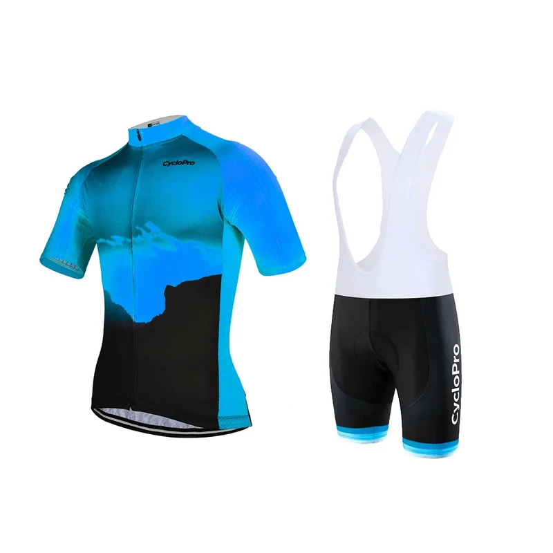 Outfit di ciclismo blu - Altitudine+