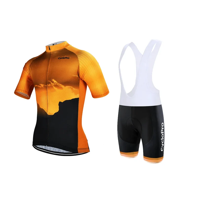 Outfit per ciclismo arancione - Altitudine+
