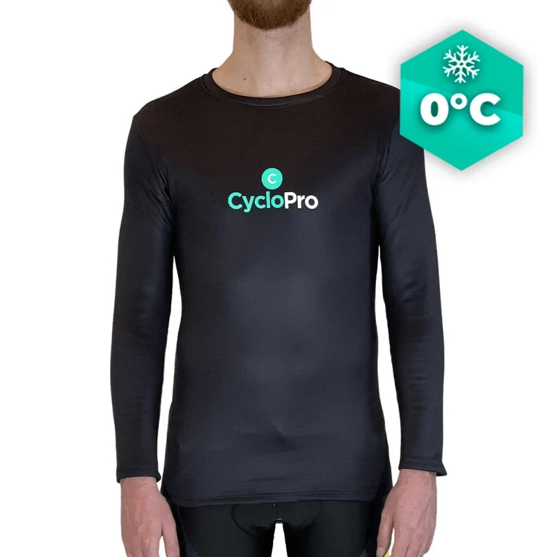 Sotto la maglia termica invernale nera - Thermo+