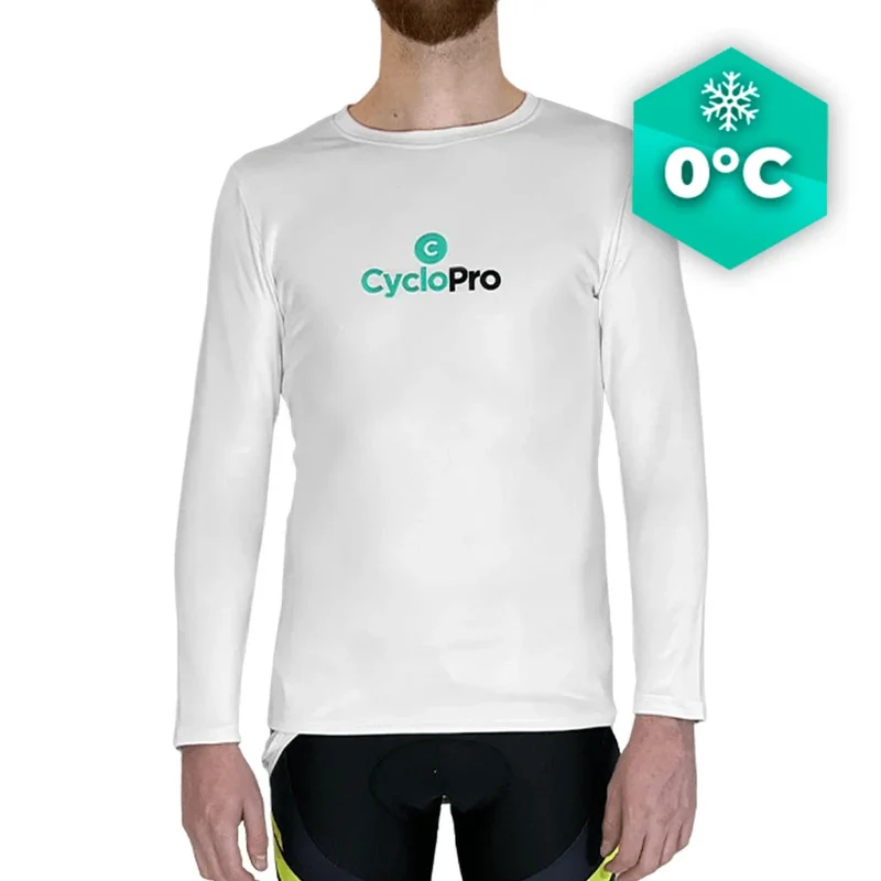 Sotto la maglia termica bianca invernale - Thermo+