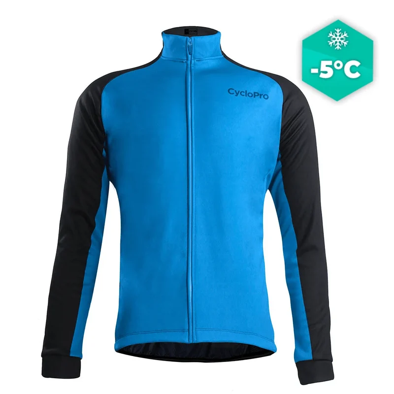 Giacca termica ciclistica blu - Thermika