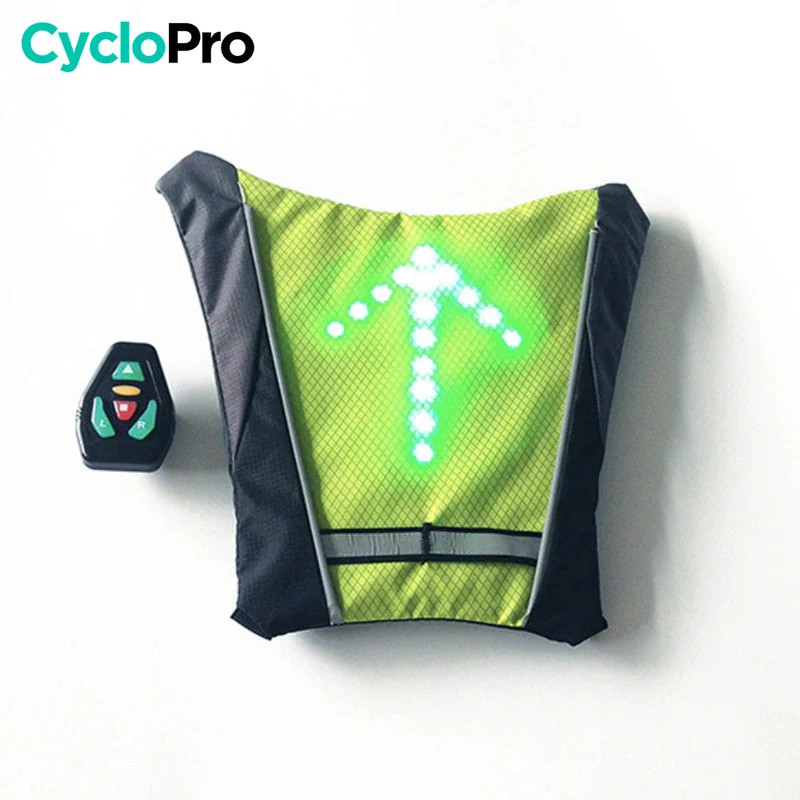 Giubbotto luminoso in bicicletta - Securimax