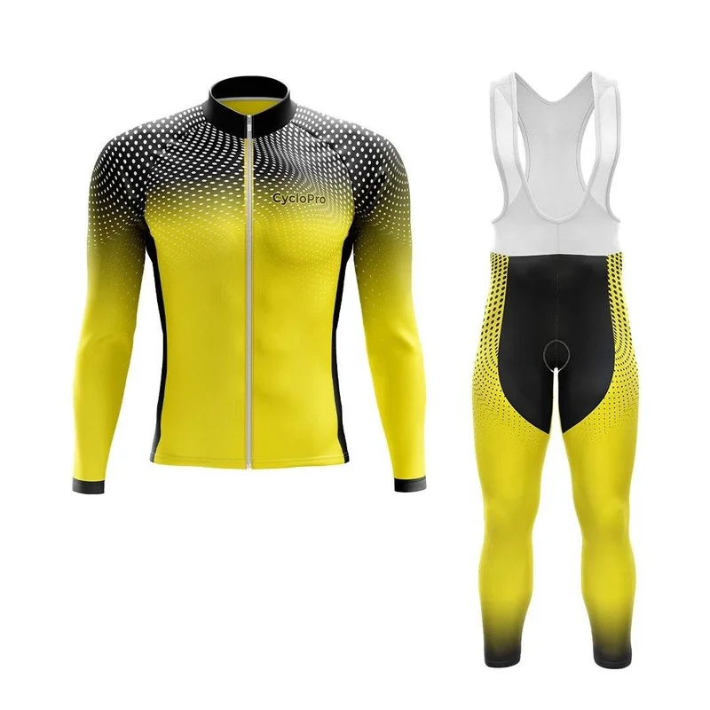 Autumn Yellow Man Cycling Outfit - Dimension+