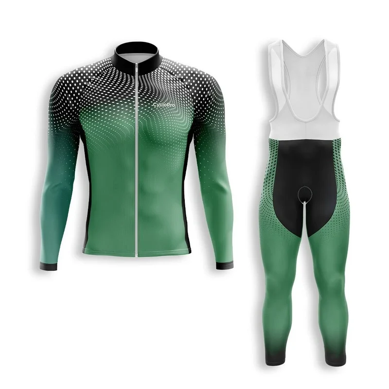 Autumn Green Man Cycling Outfit - Dimension+