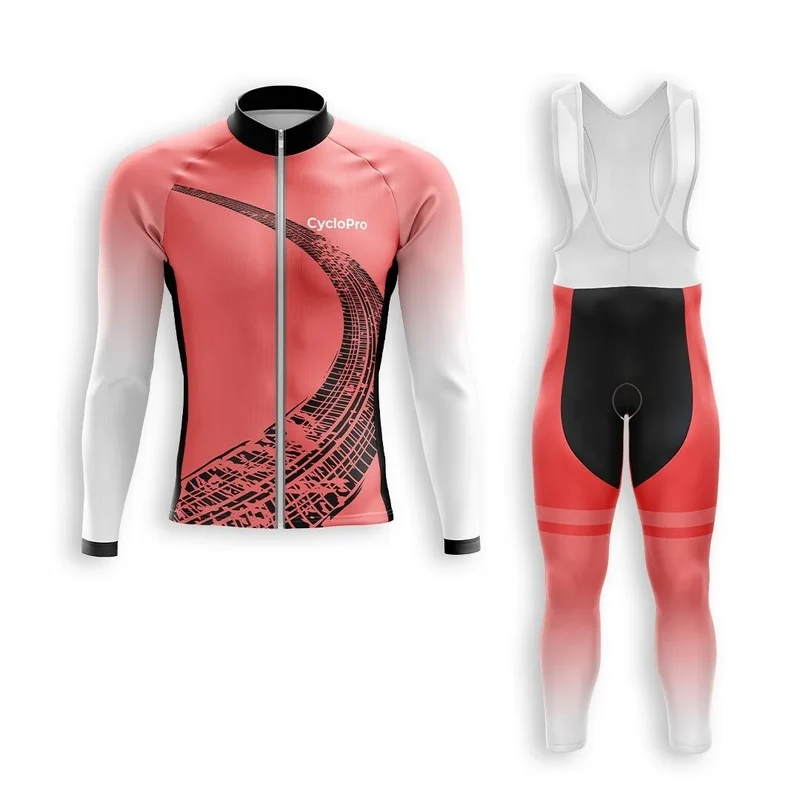 Red Man Fall Cycling Outfit - Trace+