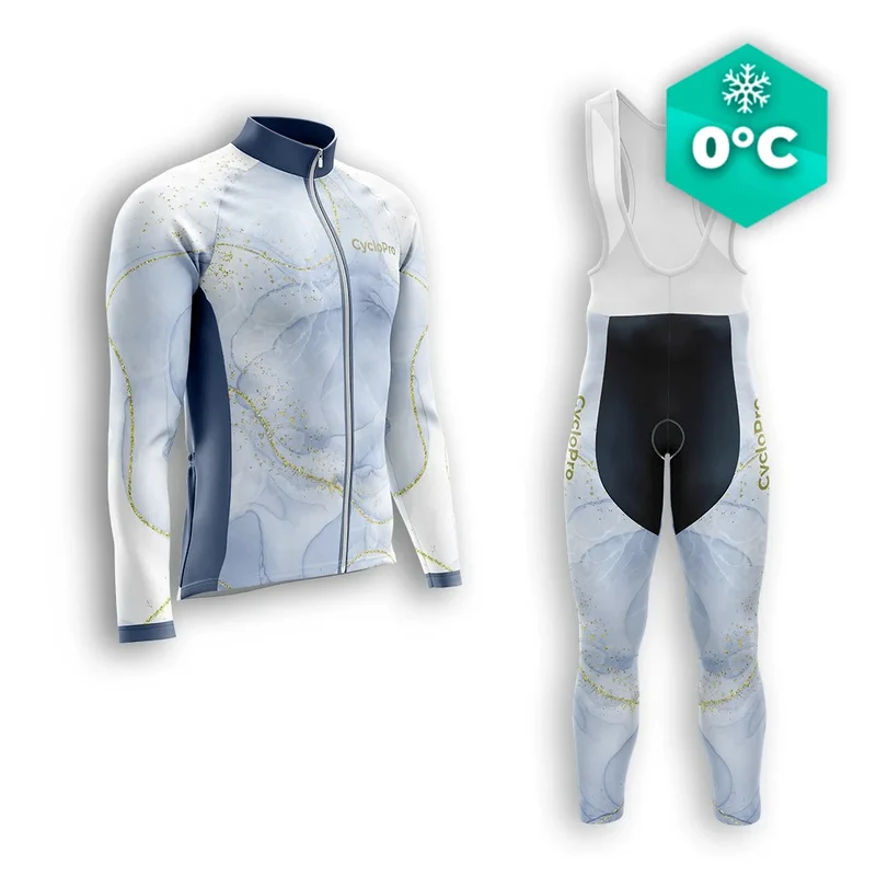Outfit da ciclismo invernale Blue Man - Shade+