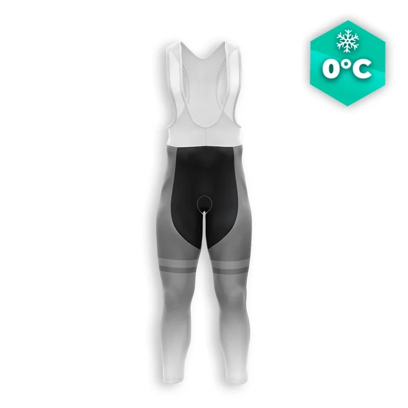Ciclista invernale inverno uomo / grigio - traccia+