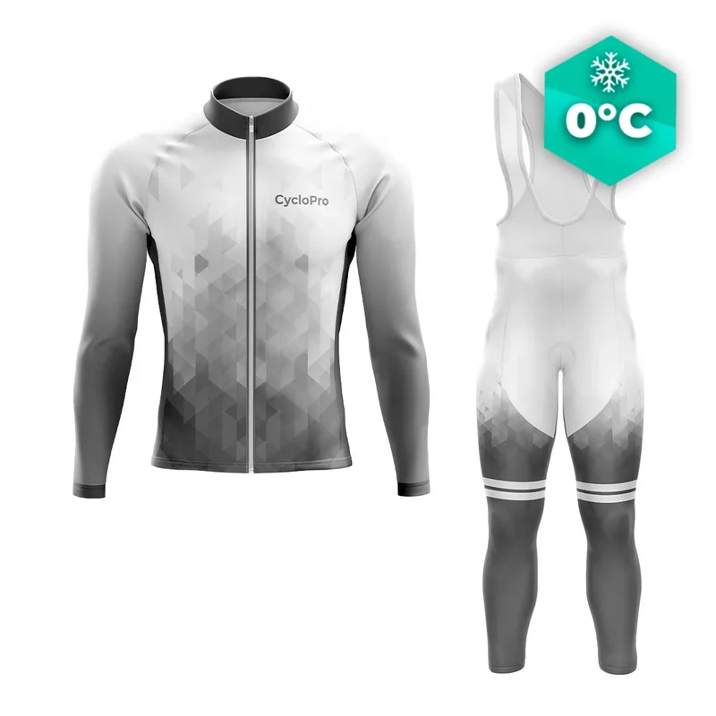 Outfit da ciclismo invernale Black Man - Crystal+