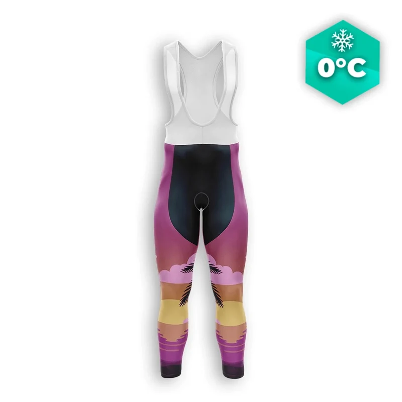 Ciclista invernale Inverno Man - Sunrise+